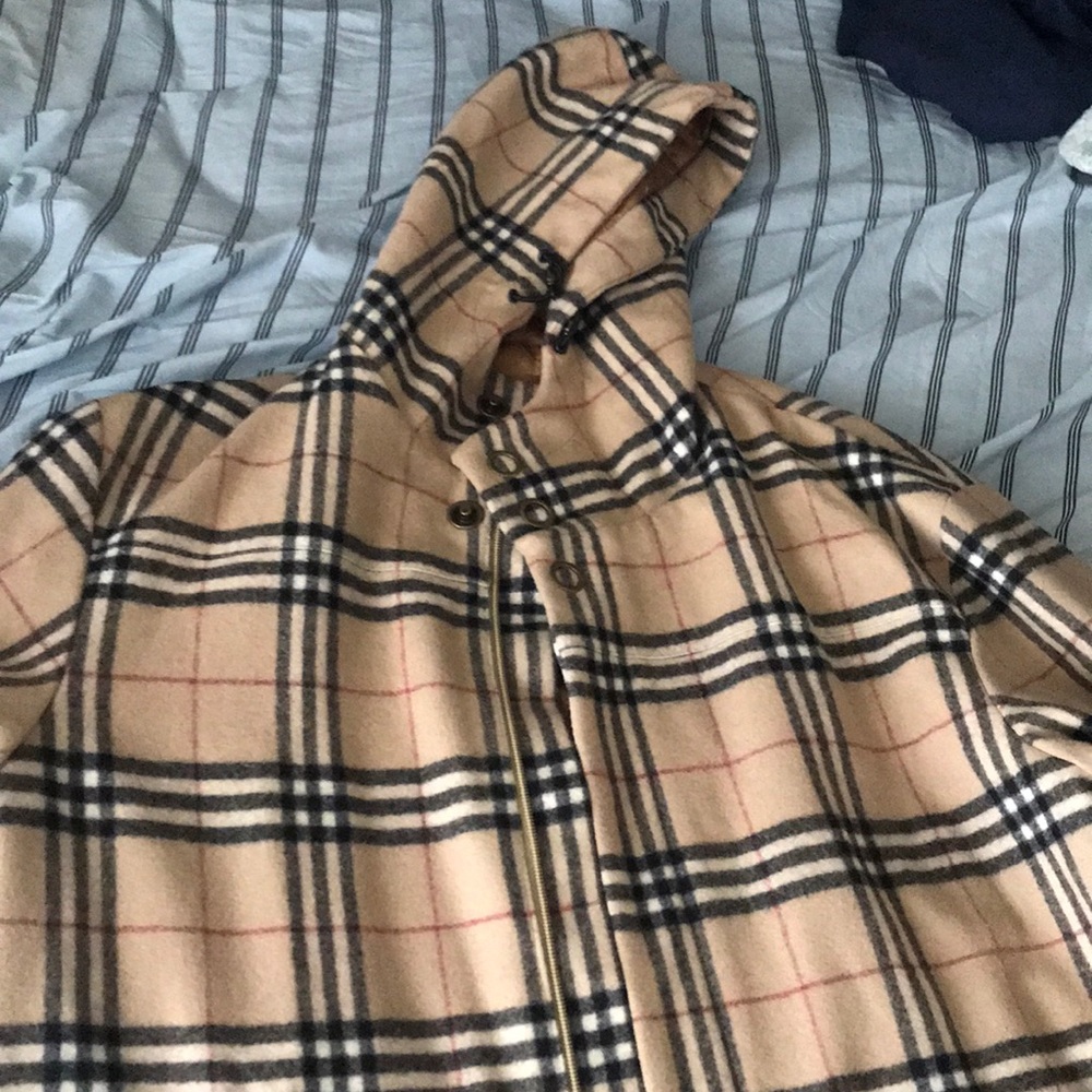 Burberry Plaid Trench/Overcoat 100% authentic - Picture 1 of 6